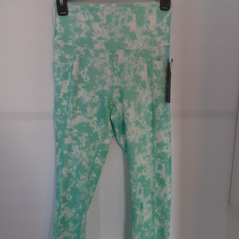 New‎ Bally Total Fitness Activewear Leggings Size Small Comfy Stretchy  Tie Dye